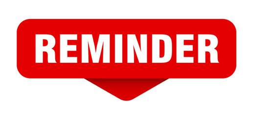 REMINDER STICKER