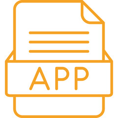 APPX File Format Vector Icon Design