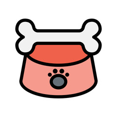 Dog food icon