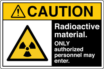 Obraz premium ANSI Z535 Safety Sign Marking...