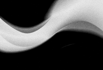 Abstract black and white gray grainy texture gradient background