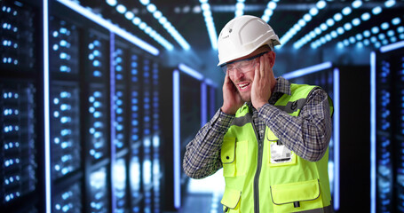 Engineer Suffering From Loud Noise
