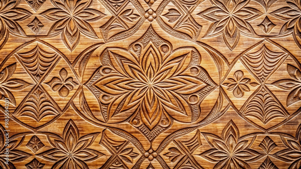 Poster natural wooden texture with intricate patterns perfect for backgrounds and design projects