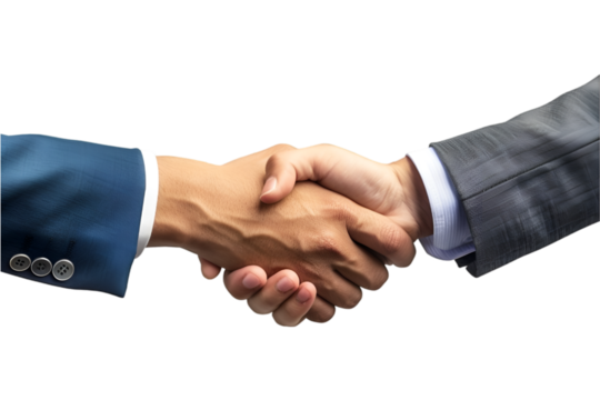 handshake between two businessmen