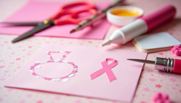 Creative Crafting for a Cause: Pink Supplies Promoting Awareness