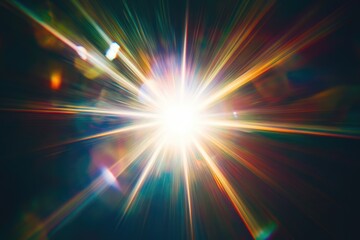Obraz premium High quality lens flare effects for overlay designs.