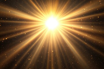 Isolated transparent background with sun rays  light  and vectors.