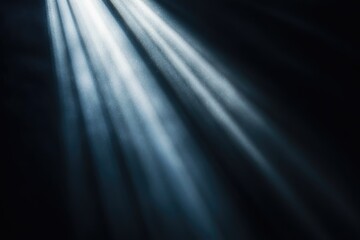 Sun rays light isolated on black background for overlay design