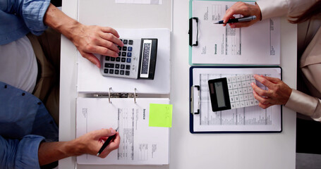 Professional Business Accountant Doing Financial Advisory