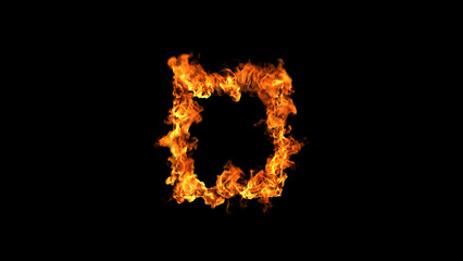 burning fire Frame