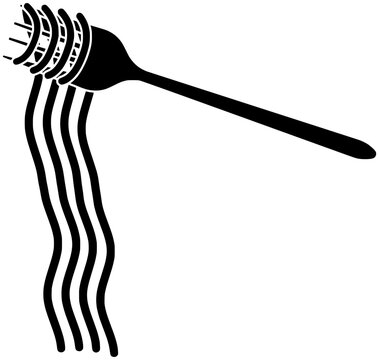 recommend clip art: spaghetti illustration pasta silhouette noodle logo food icon ramen outline asian meal italian chinese pattern macaroni restaurant tasty cooking shape to vector graphic background