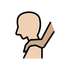 Shoulder massage icon