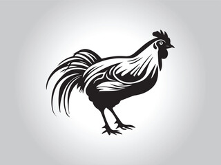 Animal logo Isolated Black on White background