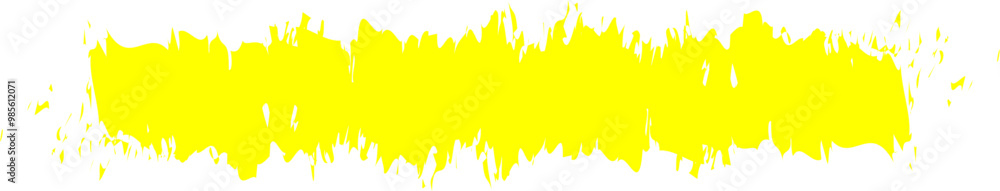 Poster abstract yellow element