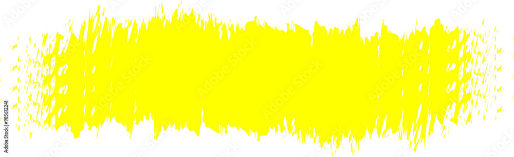 Wall mural abstract yellow element 