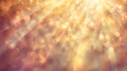 A mesmerizing display of light rays and bokeh, creating a dreamy, soft-focus ambiance perfect for backgrounds.