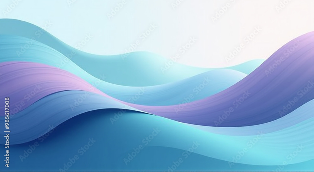 Wall mural abstract blue background