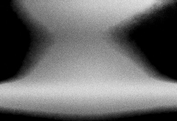 Abstract black and white gray grainy texture gradient background