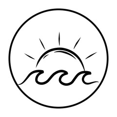 Sun Icon Vector