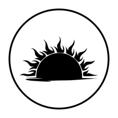 Sun Icon Vector