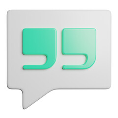 Fototapeta premium Quote Text chat