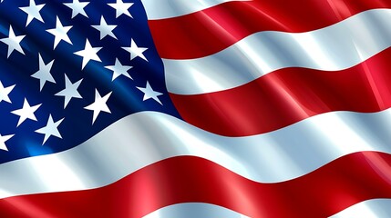 Fototapeta premium Fourth of July Independence Day of United States of America Banner Background Vector illustration. Independence Day of United States of America 4th of July with American Flag vector design.