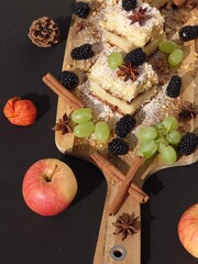 Herbstlicher Streuselkuchen