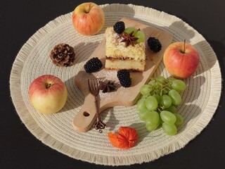 Herbstlicher Streuselkuchen