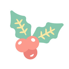 クリスマスホーリー　イラスト