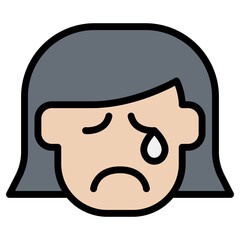 Crying icon