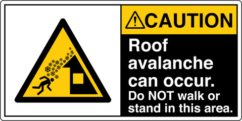 Obraz premium ANSI Z535 Safety Sign Marking...