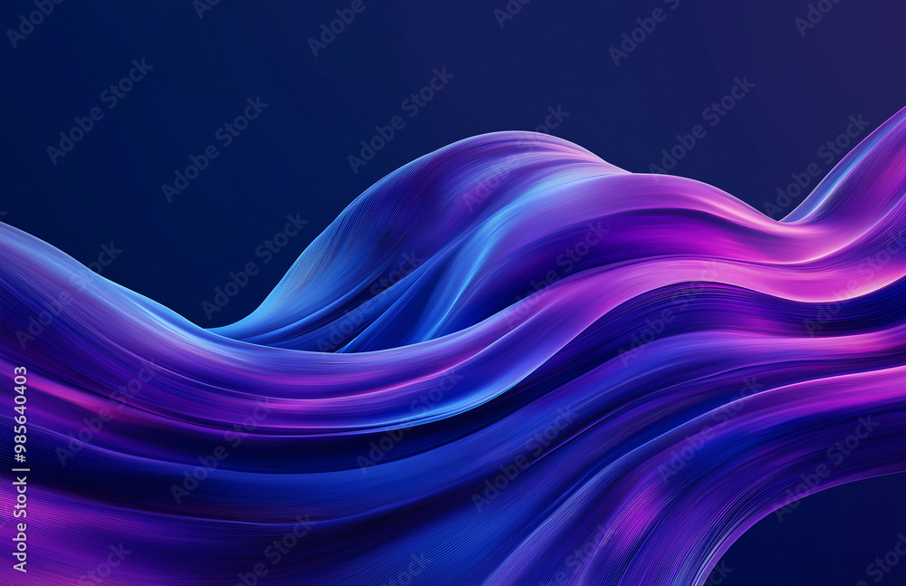 Wall mural abstract background with waves