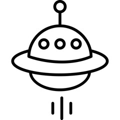 Obraz premium Ufo Icon