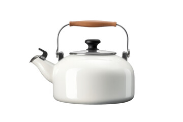 Tea kettle isolated on the transparent background