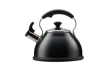 Tea kettle isolated on the transparent background	