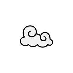 Abstract Cloud , Chinese Cloud , Curl cloud ,Decoration cloud, cloud icon