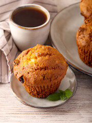 Carrot muffins with nuts