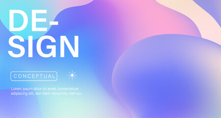 Abstract color banner background design templates