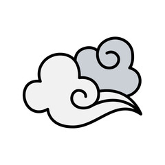 Cloud icon chinese style