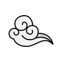 Cloud icon chinese style