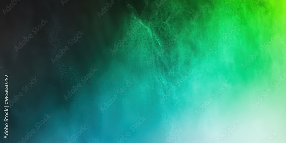 Poster abstract gradient of colors creating a misty, ethereal atmosphere.