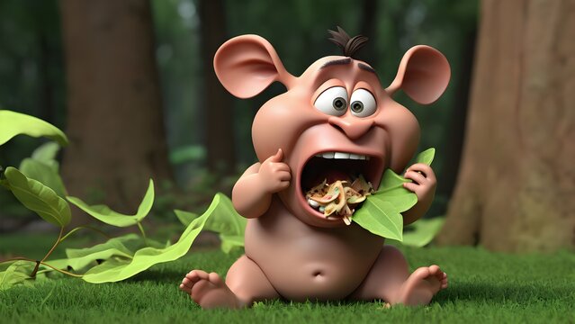 The Kaola&rsquo;s main activity is eating, and his exaggerated chewing and munching are constant sources of humor. His cheeks are always full, and he often has a dazed, content expression as he eats.