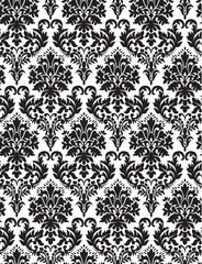 Seamless damask pattern on  wallpaper