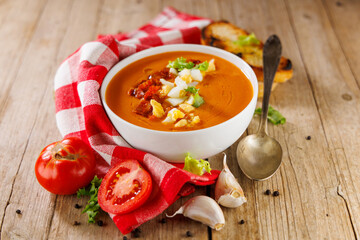 Tomato Soup Bowl – Healthy and Wholesome Meal