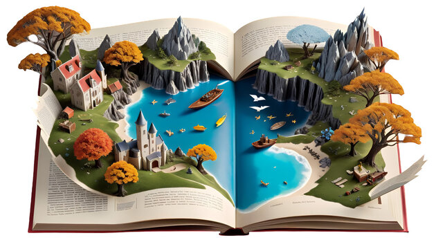  fantasy book popping world book open out day world book fantasy lecture read imagination castle design tale learn love education children children bookshelf textbook background literary cognition