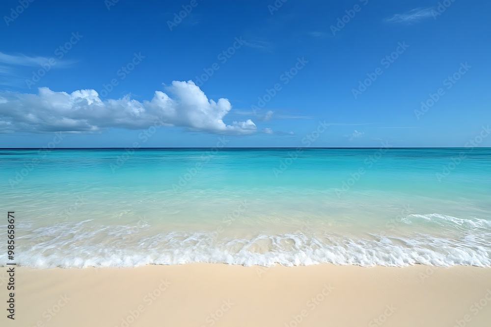 Canvas Prints beach with sky