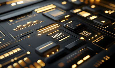 Futuristic Stock Market Chart with Glowing Data or Dynamic Financial Timeline for graphic background