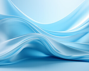 Obraz premium Abstract background, flowing, blue tones.