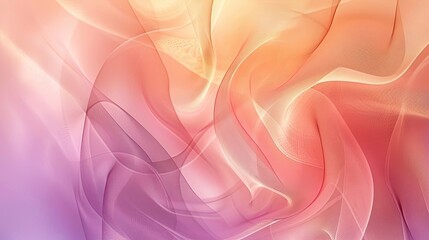 Luxurious peach to lavender gradient wallpaper with soft patterns for a tranquil backdrop