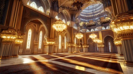Obraz premium Interior of a Grand Mosque
